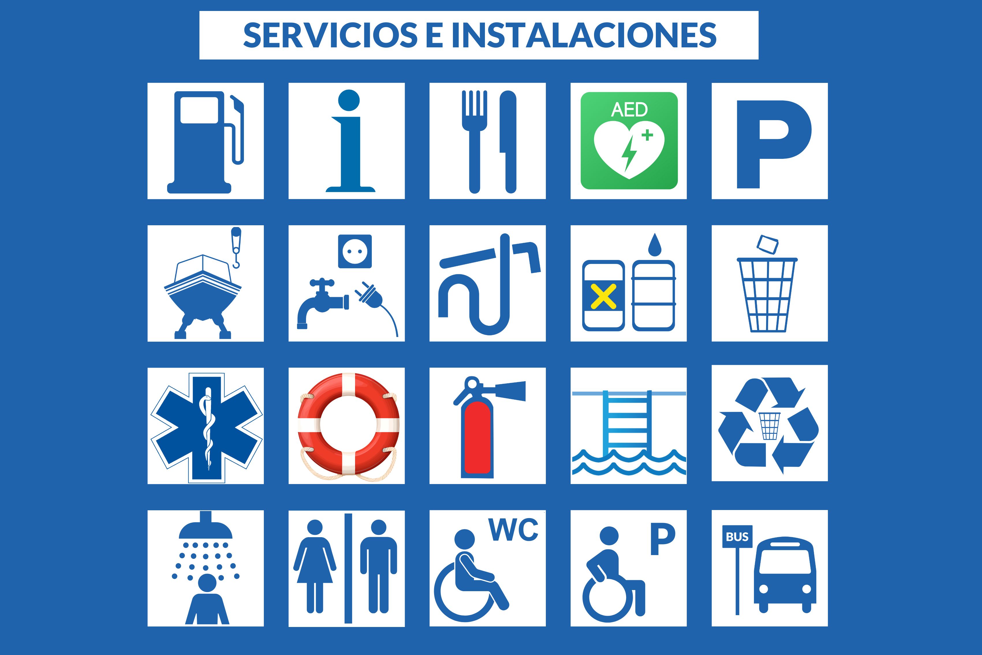 Pictogramas Puertos Deportivos