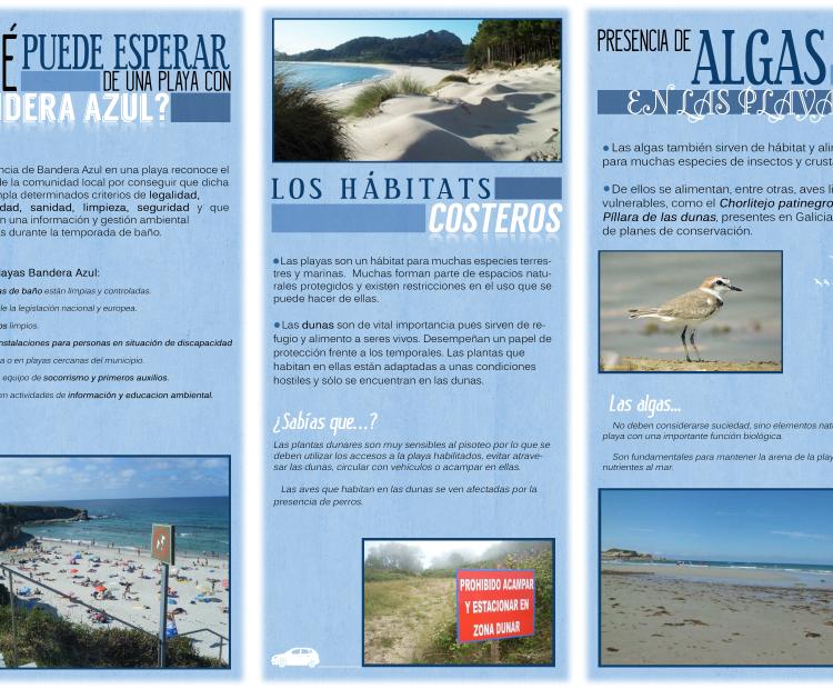 Folleto hábitats costeros Galicia
